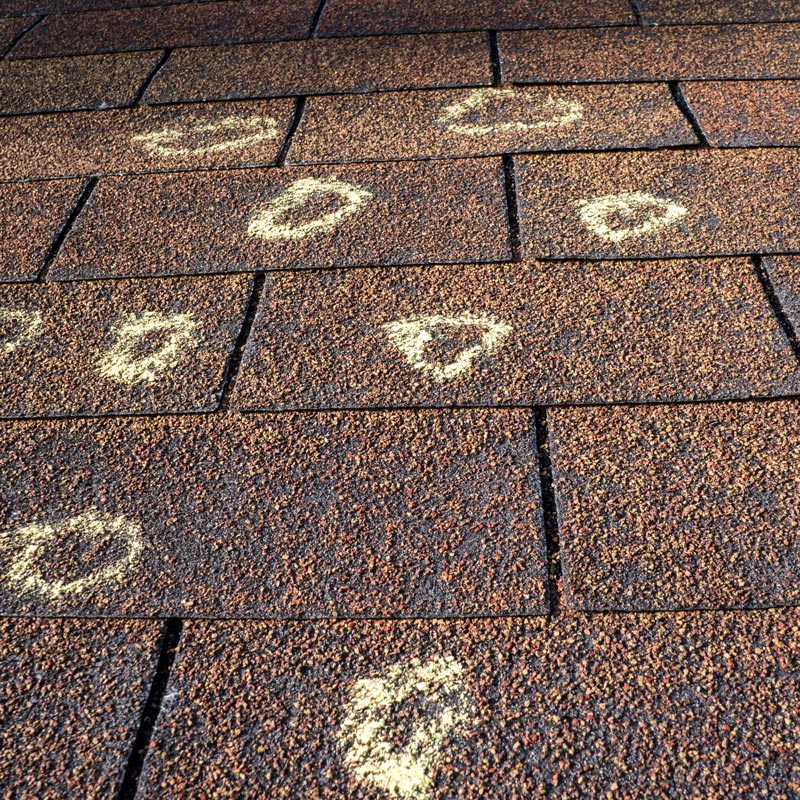 Storm Hail Damage Roofing West Michigan